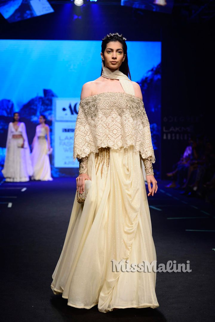 Abha Choudhary at Lakme Fashion Week SR '17