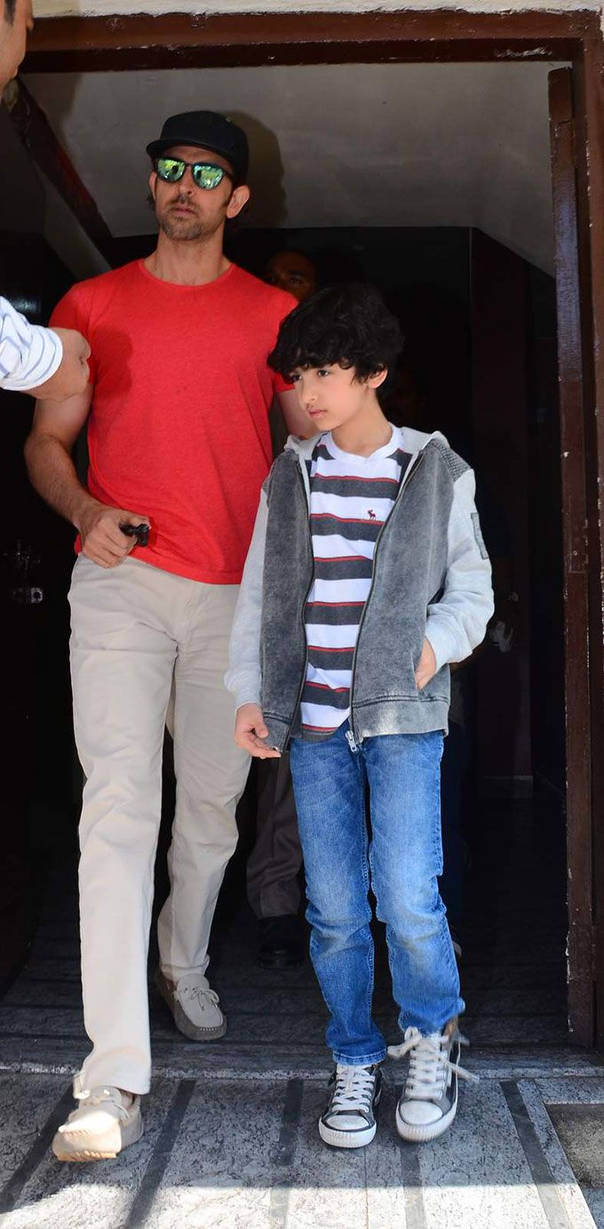 Hrithik Roshan Spends A Casual Day With His Son &#038; It Seems Perfect!