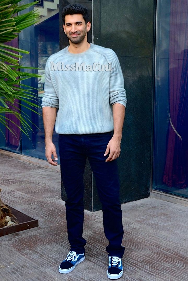 Aditya Roy Kapur in Avant Toi, Armani Jeans and Vans for OK Jaanu promotions (Photo courtesy | Viral Bhayani)