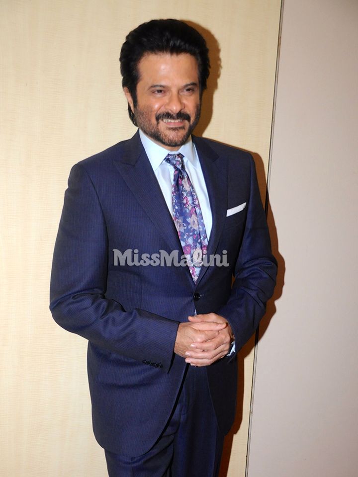 Anil Kapoor in Canali, Gucci and Vivienne Westwood at the 2017 Dadasaheb Phalke Academy Awards (Photo courtesy | Viral Bhayani)