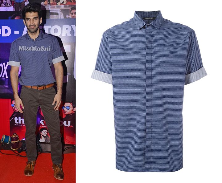 Aditya Roy Kapur in Neil Barrett and Kenneth Cole for OK Jaanu promotions (Photo courtesy | Viral Bhayani)