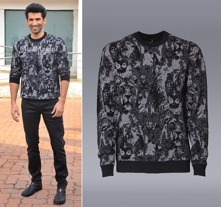 Aditya Roy Kapur in Roberto Cavalli, G-Star RAW and Peter Non for OK Jaanu promotions on the sets of Dil Hai Hindustani (Photo courtesy | Viral Bhayani)