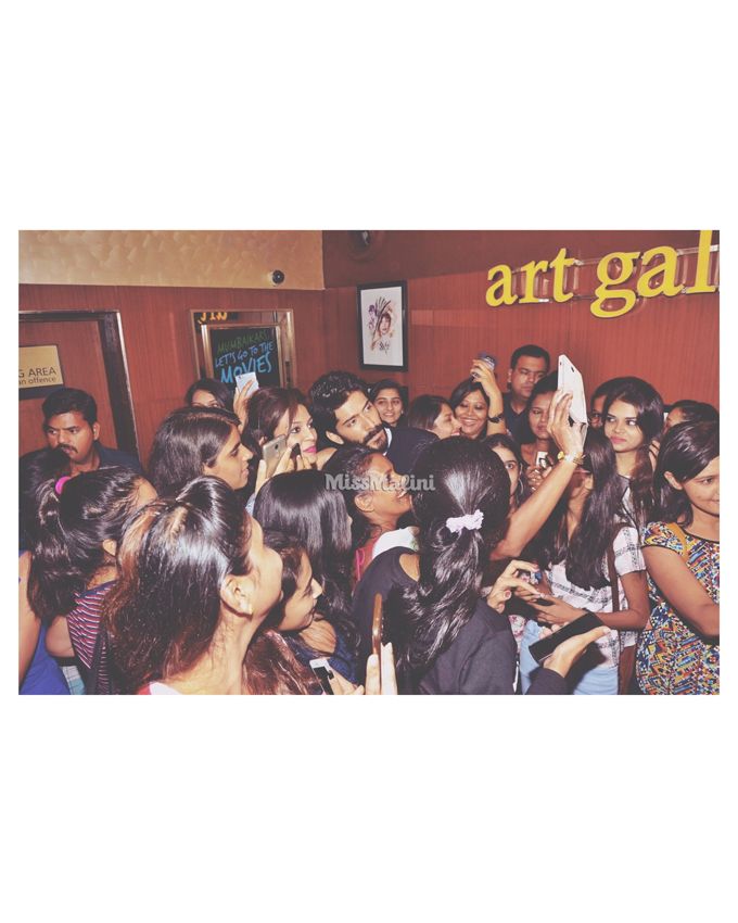 Harshvardhan Kapoor at the Mirzya all-girls screening (Photo courtesy | Viral Bhayani)