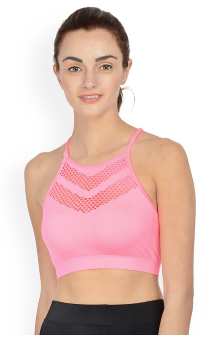 Da Intimo Pink Full Coverage Sports Bra/ Myntra.com