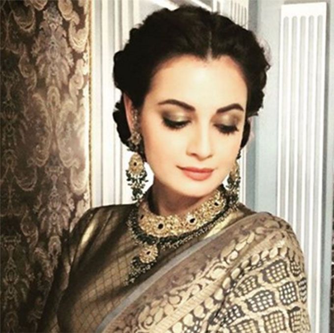 You’ll Definitely Do A Double Take When You See Dia Mirza’s Desi Outfits!