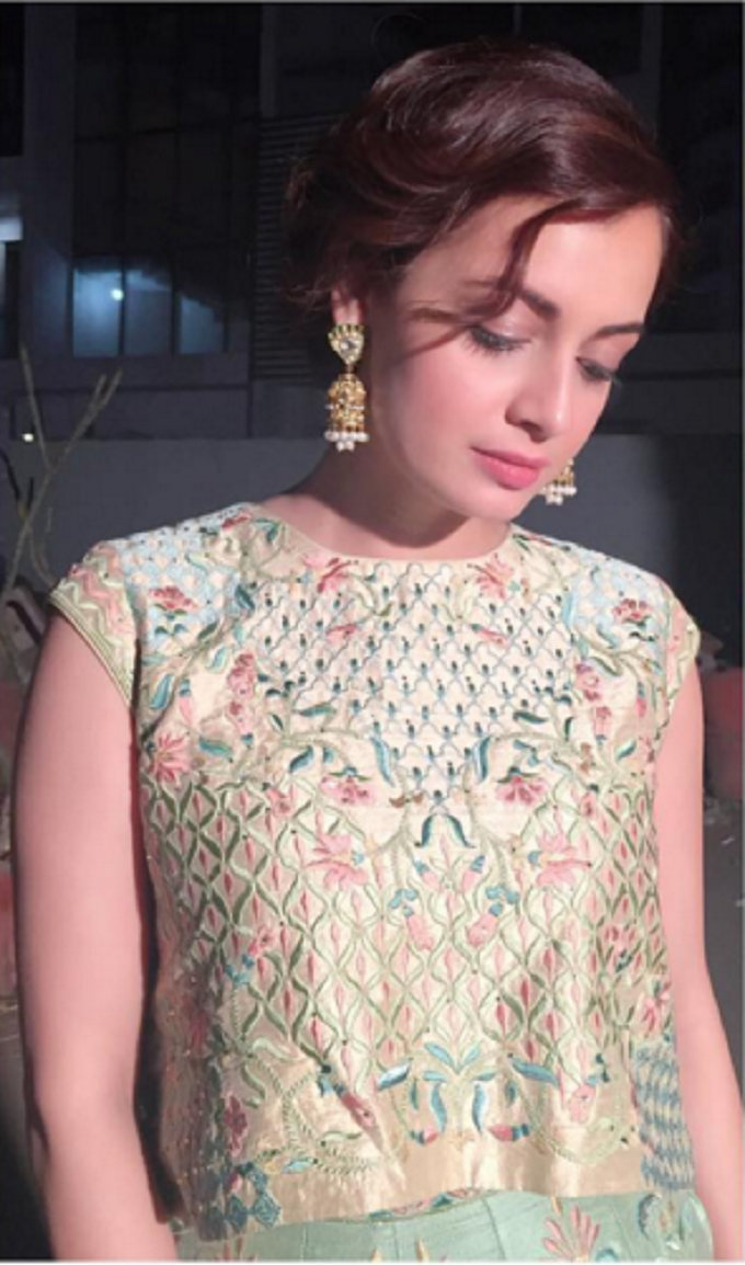 Dia Mirza Works The Demure Damsel Look In This Outfit!