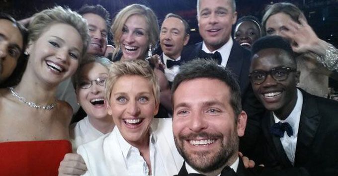 Ellen Degeneres' Oscar Selfie