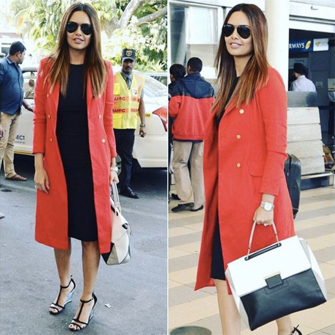 You Could Wear Esha Gupta’s Airport Outfit To Work Too