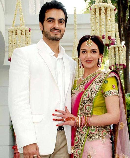 Esha with husband Bharat Takhtani