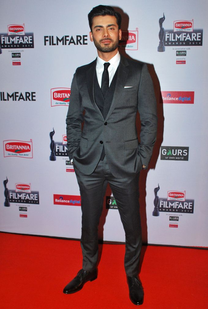 Fawad Khan in Dior Homme at the 2015 Filmfare Awards (Photo courtesy | Filmfare)