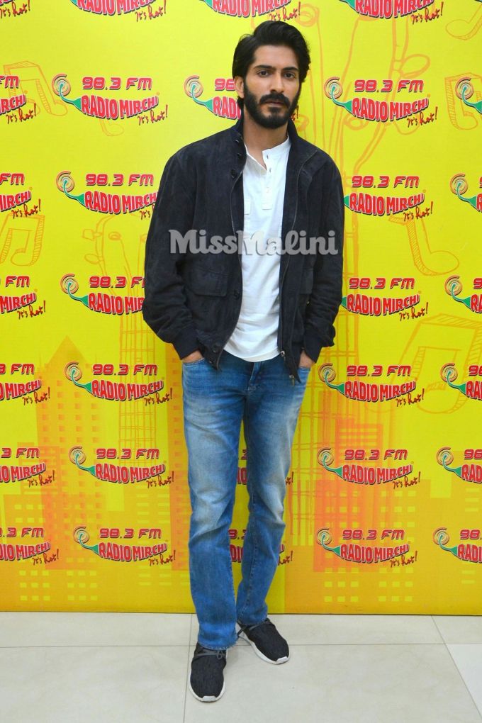 Harshvardhan Kapoor in Ermenegildo Zegna, PostFold, Tommy Hilfiger and adidas Originals Primeknit during Mirzya promotions at Radio Mirchi (Photo courtesy | Viral Bhayani)