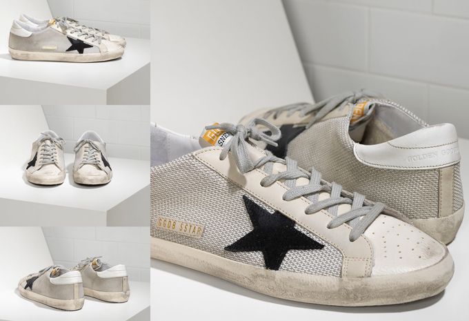 Shah Rukh Khan in Golden Goose Deluxe Brand ‘grey cord gum’ Super Star sneakers