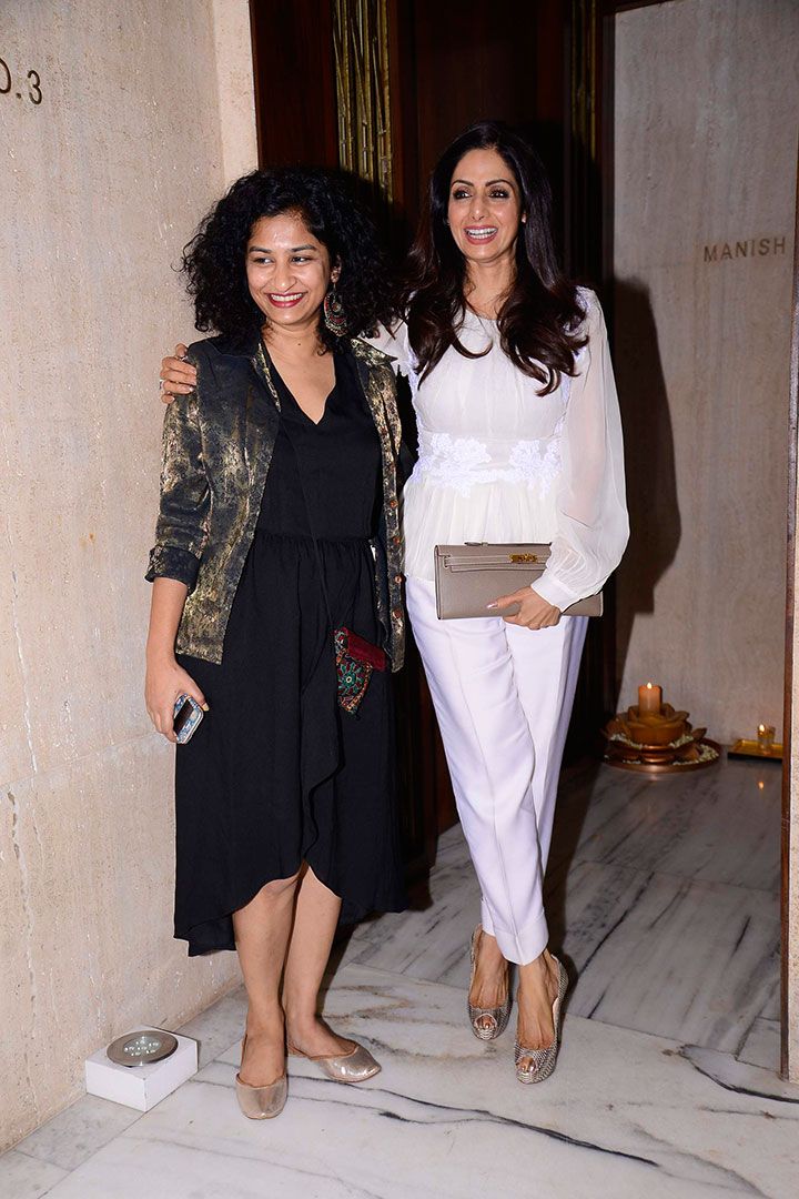 Gauri Shinde and Sridevi