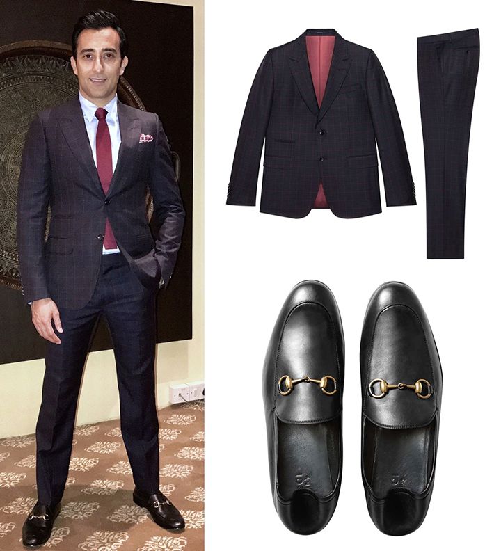 Rahul Khanna in Gucci Cruise 2017 at the launch of Taj’s Warmer welcome programme