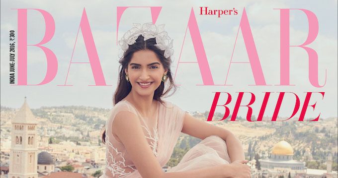Exclusive: Sonam Kapoor Looks Like A Virtual Princess On The Cover Of Bazaar Bride