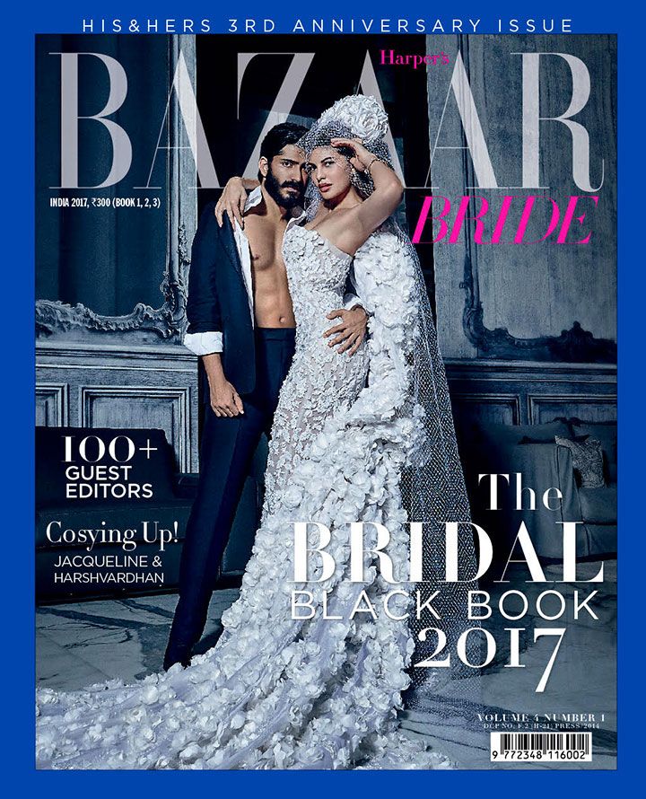 Harshvardhan Kapoor & Jacqueline Fernandez for Bazaar Bride
