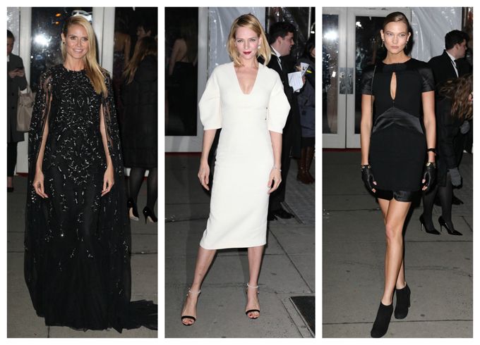 Heidi Klum, Uma Thurman,-Karlie Kloss (Courtesy: Image Collect)