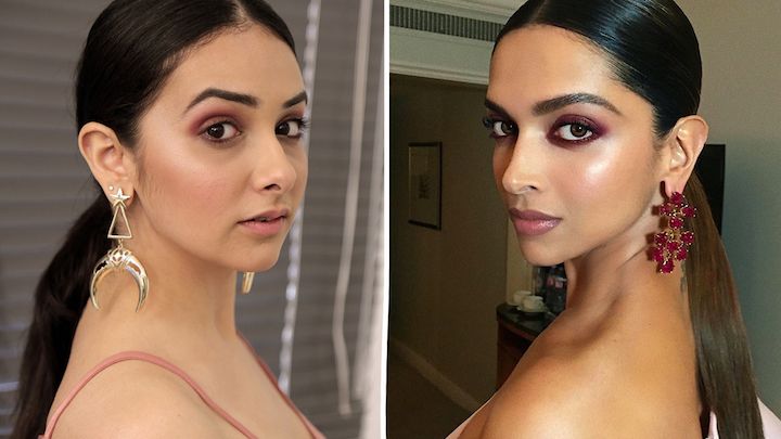 How To: Deepika Padukone-Inspired Burgundy Eye Makeup