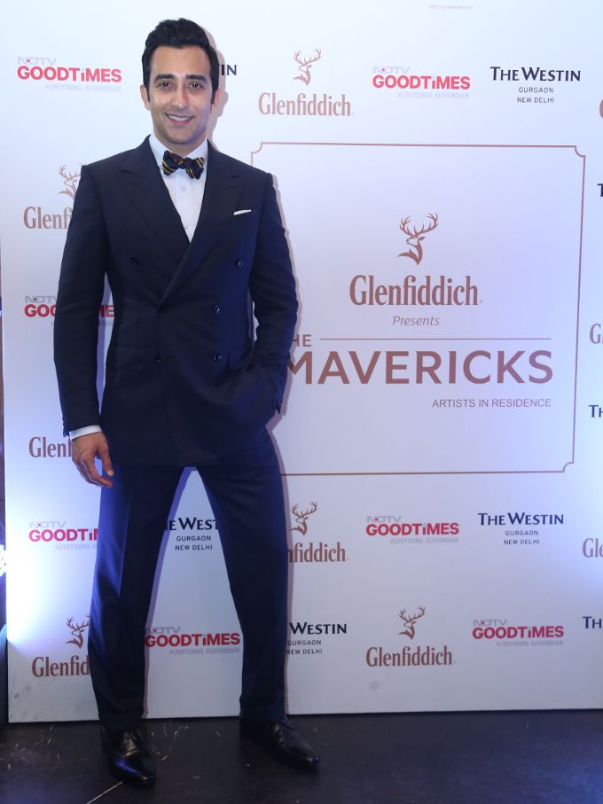 Rahul Khanna in Ermenegildo Zegna, Brooks Brothers and Trèsmode at the launch of The Mavericks (Photo courtesy | NDTV Good Times)