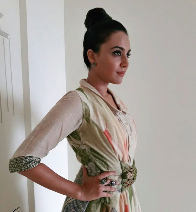 Swara Bhaskar’s Outfit Has All The Pretty Earthy Colours!
