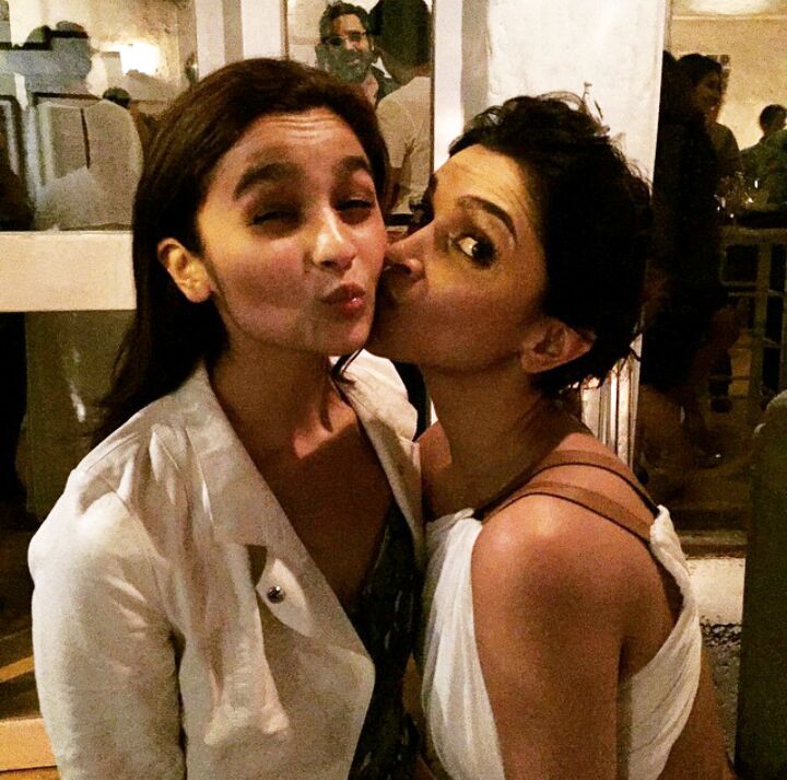 Alia Bhatt and Deepika Padukone | @KaranJohar Instagram |
