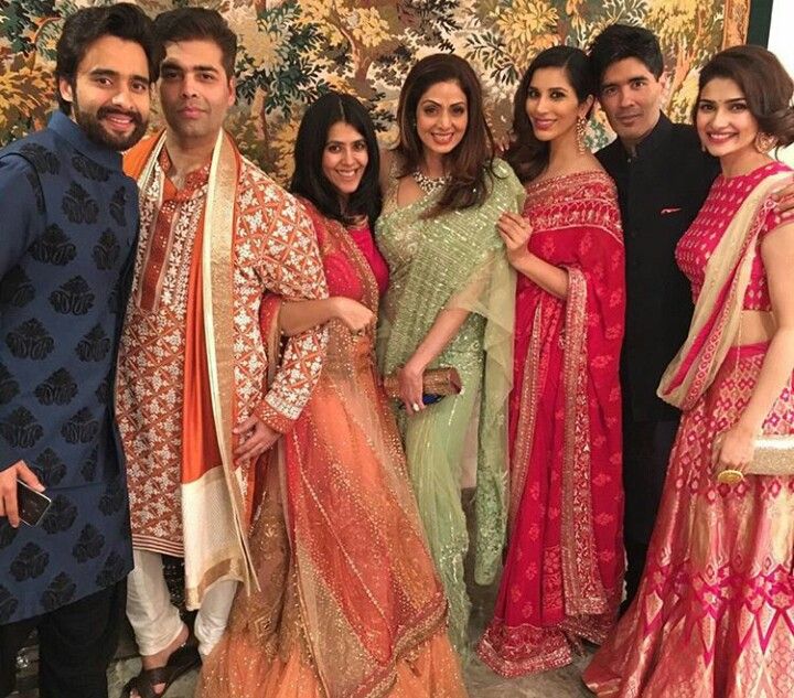 Jackky Bhagnani, Karan Johar, Ekta Kapoor, Sri Devi, Sophie Choudry, Manish Malhotra, Prachi Desai