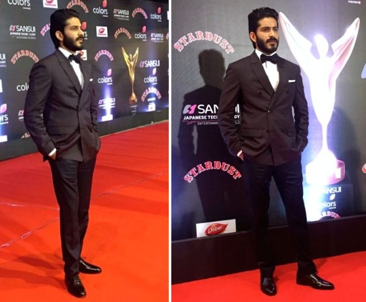 Harshvardhan Kapoor in Ermenegildo Zegna A/W’16, Tommy Hilfiger, Saint Laurent and Voganow at the 2016 Sansui Colors Stardust Awards (Photo courtesy | Abhilasha Devnani)