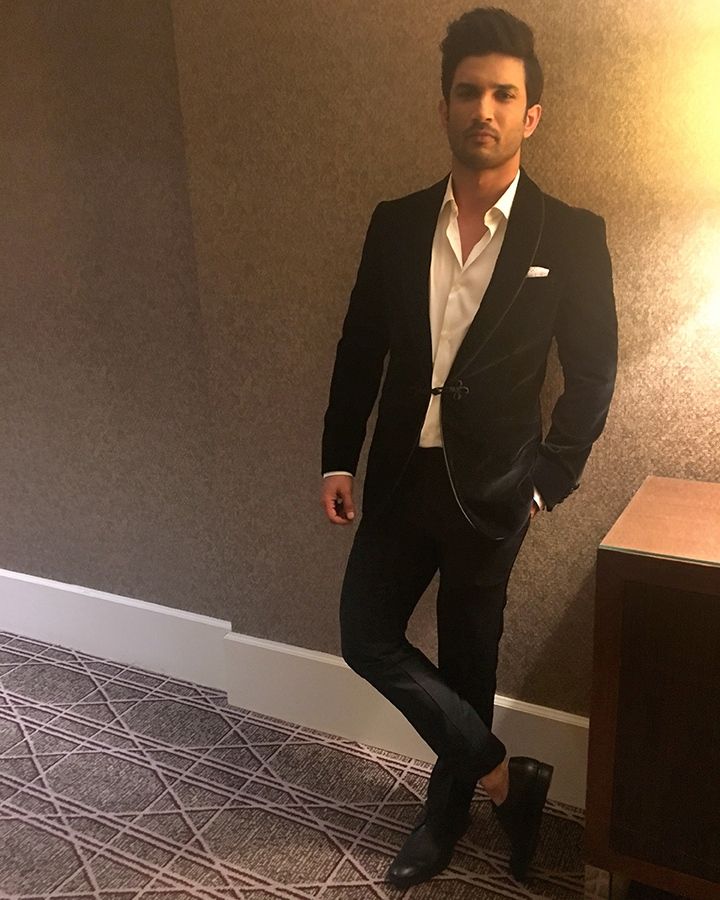 Sushant Singh Rajput in Turnbull & Asser at the 2017 IIFA Rocks