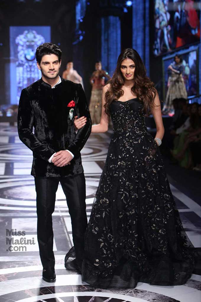 Suraj Pancholi & Athiya Shetty for Falguni & Shane Peacock