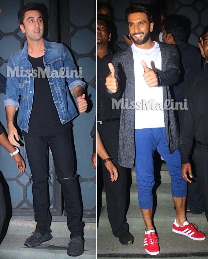 Ranveer Singh, Karan Johar &#038; Ranbir Kapoor Brought Their A+ Sneaker Game To This Party!