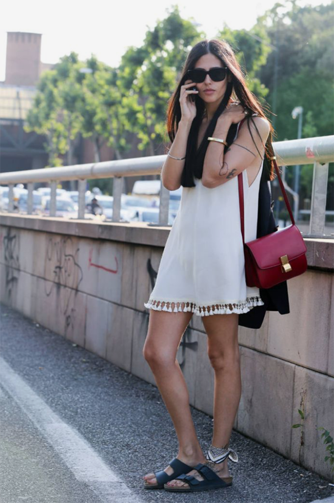 These sandals look great with almost every summer look. So styling them is literally a no brainer. Pic: pintrest.com