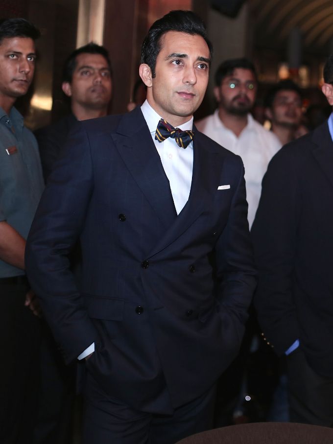 Rahul Khanna in Ermenegildo Zegna, Brooks Brothers and Trèsmode at the launch of The Mavericks (Photo courtesy | NDTV Good Times)