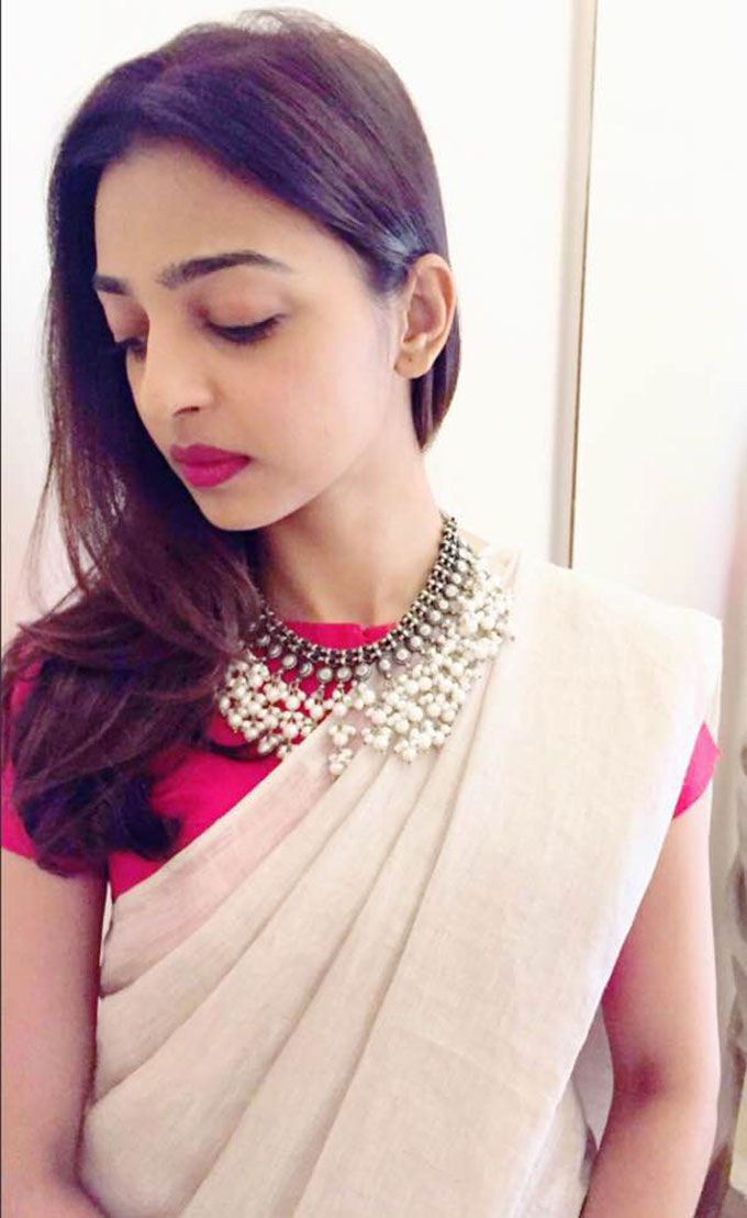 Radhika Apte Wears Red In The Most Subtle Way