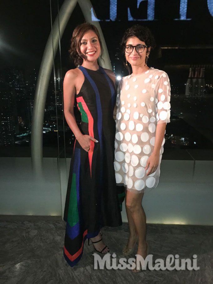 Miss Malini with Kiran Rao