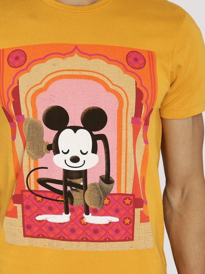 JACK & JONES Mickey Graphic T-Shirt (Source: Koovs.com)