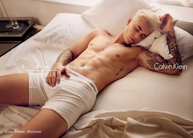 Justin Beiber for Calvin Klein Spring 2016