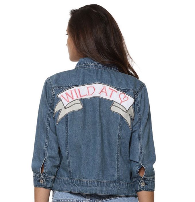 Buy Zip-Front Denim Jacket with Flap Pockets Online at Best Prices in India  - JioMart.