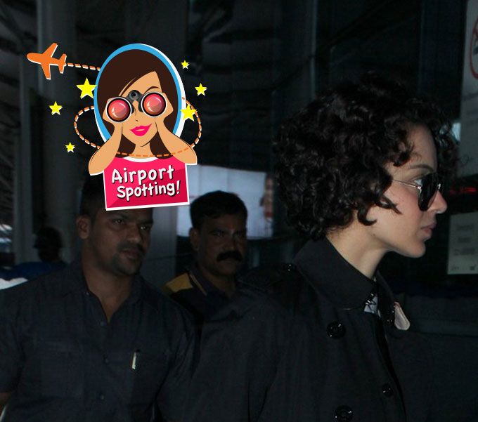 Airport Spotting: Kangana Ranaut’s Travel Outfit Is The Bomb!