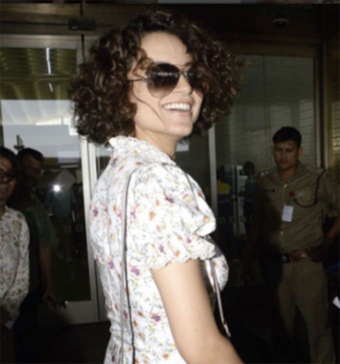 Kangana Ranaut’s Girly Take On Airport Style Is Just What You Need To See Today!