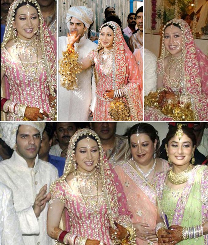 Karisma Kapoor on her wedding day