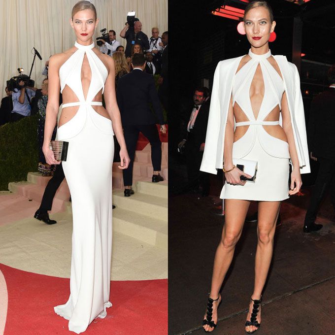 Karlie Kloss in Brendan Maxwell (MET Gala 2016) | Image Source: harpersbazaar.com