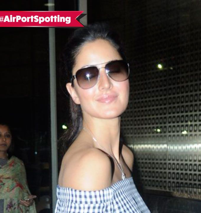 Airport Spotting: Katrina Kaif Looks Blissfully Happy In Her Comfy Outfit