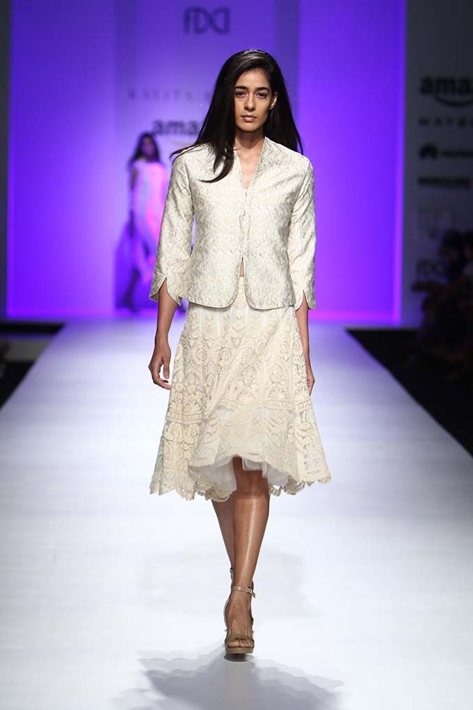 Tisca Chopra for Kavita Bhartia AIFWSS17
