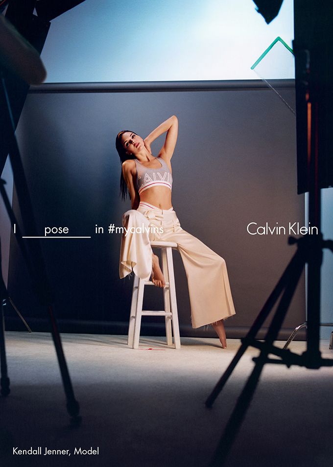 Kendall Jenner for Calvin Klein Spring 2016