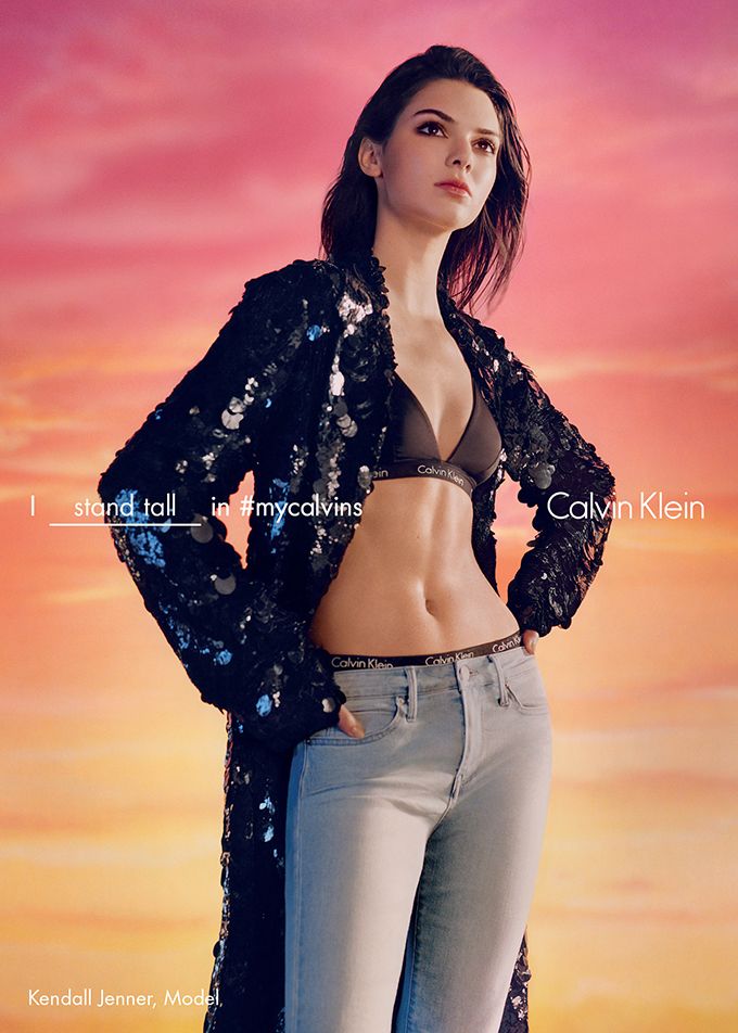 Kendall Jenner for Calvin Klein Spring 2016