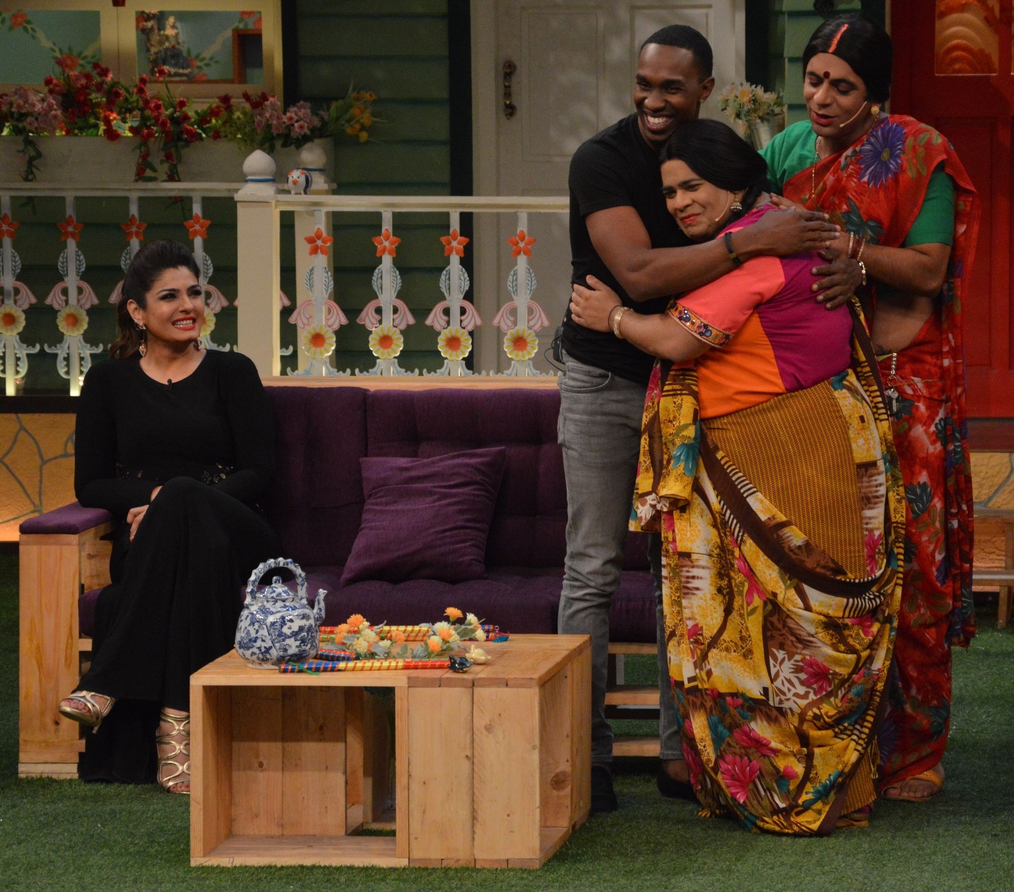 Dj Bravo & Raveena Tandon on The Kapil Sharma Show