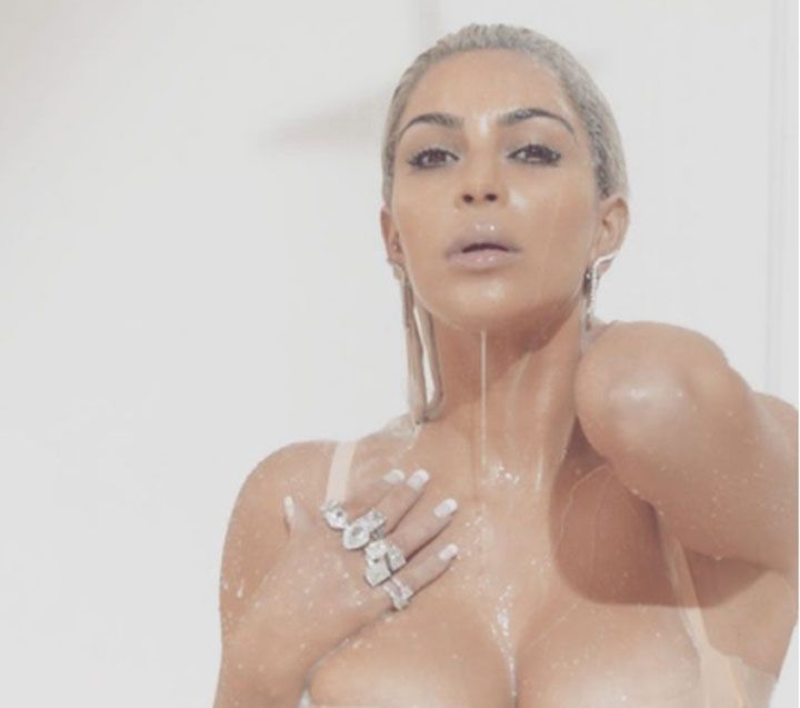 Kim Kardashian Brings Back Pierced Nails