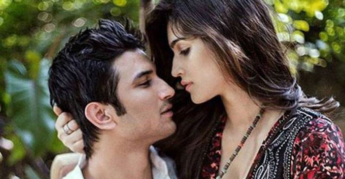 Sushant Singh Rajput and Kriti Sanon