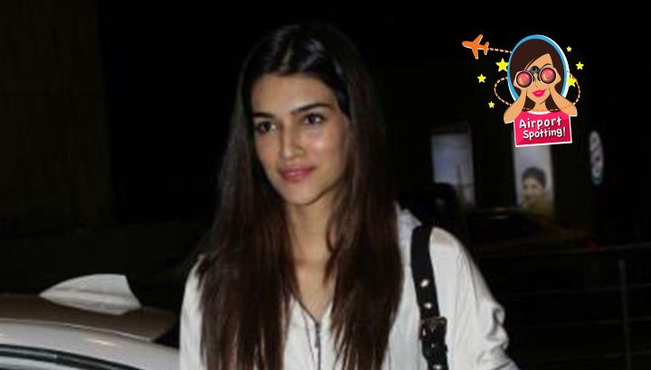 Kriti Sanon Updates Her Sporty Airport Style With A Sheer Surprise