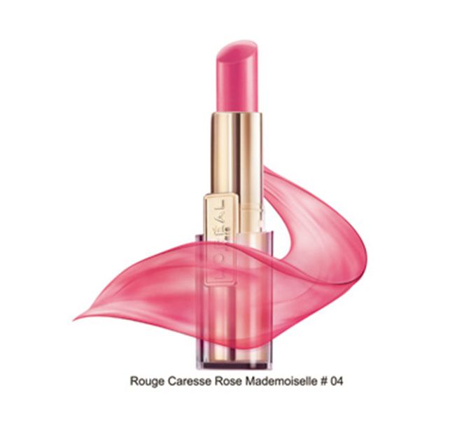 L'Oreal Paris Rouge Caresse Lipstick In 'Rose Mademoiselle' (Source: L'Oreal Paris)